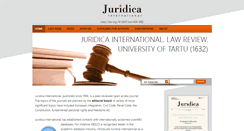 Desktop Screenshot of juridicainternational.eu